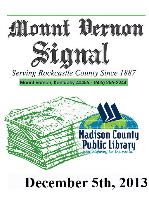 Title details for Mount Vernon Signal 12/05/2013 by Perlina M. Anderkin - Available